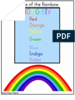 Rainbow ROY G BIV Poster