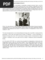 Download Evolution of Malaysian Foreign Policy by LarrysonRoslan SN301640576 doc pdf