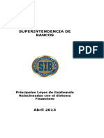 Principales Leyes de Guatemala Relacionadas Con El Sistema Financiero