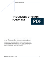 The Chosen by Chaim Potok PDF