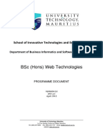 BSC (Hons) Web Technologies