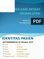 After Care Patient Mioma