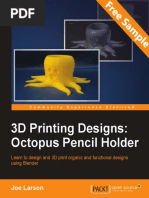 3D Printing Designs: Octopus Pencil Holder - Sample Chapter