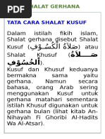 Shalat Gerhana