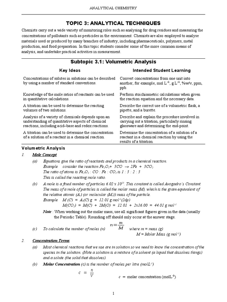 Analytical Techniques in Chemistry | PDF | Chromatography | Analytical ...