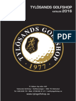 Tylösands Golfshop Katalog 2016
