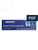 Bender Virtual Career Fair