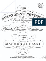 Giuliani - op 086, 12 Divertimenti Notturni, fl + ch