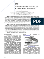 Integrasi Software Cad-Cam Dalam Sistem Operasi Mesin Bubut CNC