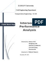 Intersection Analysis Final