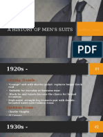 A History of Men's Suits