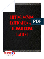 LIFTING AND TRANSFERRING PATIENT CARE