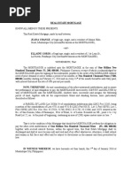 Chattel Mortgage Agreement Sample | PDF