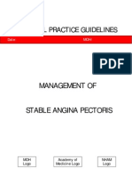 Management of Stable Angina Pectoris