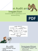 HACCP On Audit and Inspection