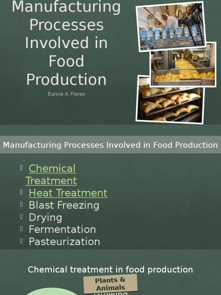 Food Production Techniques | PDF | Foods | Food And Drink