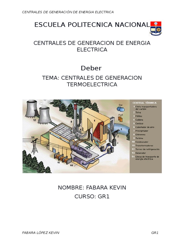 Centrales Termoeléctricas en Ecuador | PDF | Generación eléctrica ...