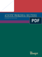 Acoustic Problems & Solutions
