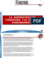 La Administracion Financiera y El Control Gubernamental