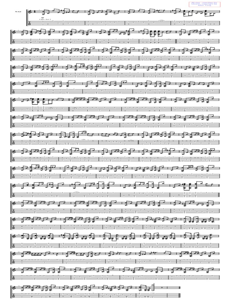 Capo. Fret 2: All Rise - Rewritten by Mitxi Tong | PDF