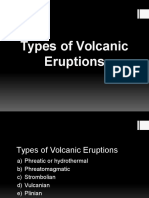 Types of Volcanic Eruptions