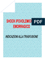 Shock Ipovolemico Ed Emorragico