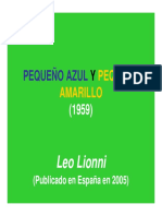 Pequeño Azul y Pequeño Amarillo de Leo Lionni