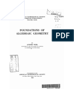 Foundations of Algebraic Geometry by Andre Weil