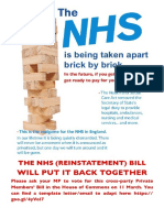 NHS Bill Leaflet Calderdale