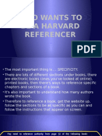Who Wants to Be a Harvard Referencer