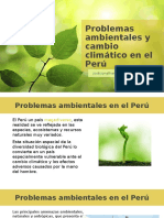 Problemas Ambientales y Cambio Climático en El Perú