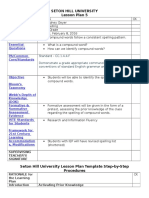 student teaching placement 1 lesson plan 5