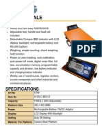 Parcel Scale: Features