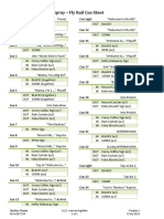 Hairspray - Fly Rail Cue Sheet