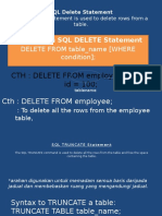 SQL Delete Statement