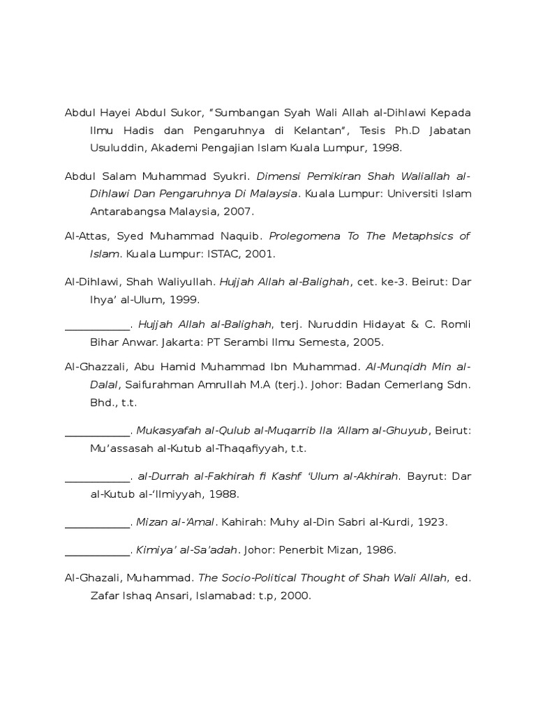 Rujukan | PDF