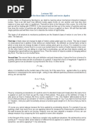 Lectures 1&2 Review of The Three Laws of Motion and Vector Algebra