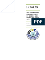 Laporan Taklimat Pindaan Dokumen Kualiti MS ISO 90012008 PPD Pasir Gudang 28.01.14