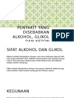 Penyakit Yang Disebabkan Alkohol, Glikol Dan Keton