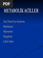 Metabolik Aciller 