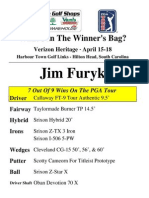 What's in Jim Furyk's Bag?