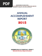 Download 2015 Annual Accomplishment Report - Renato L Ignacio by Arthur F Francisco SN301862427 doc pdf