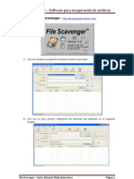 File Scavenger - Software para recuperación de archivos