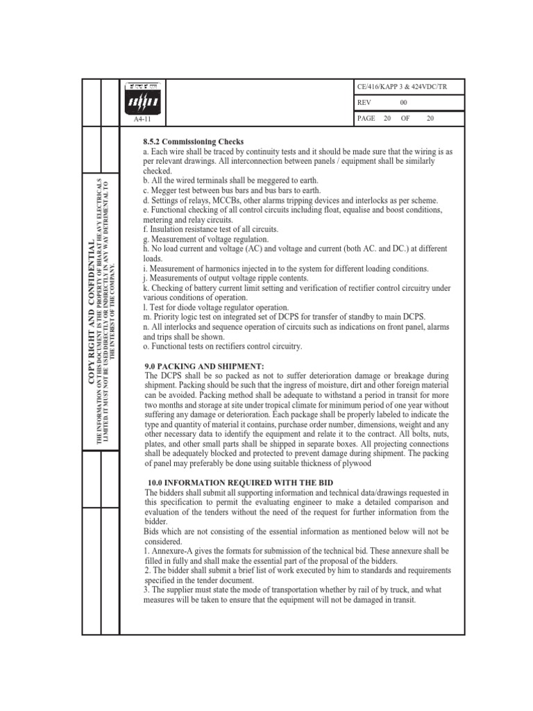 DCPS Commissioning and Shipping Guidelines | PDF | Packaging And ...