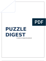 Puzzle Digest: A Guide For Campus Recruitment