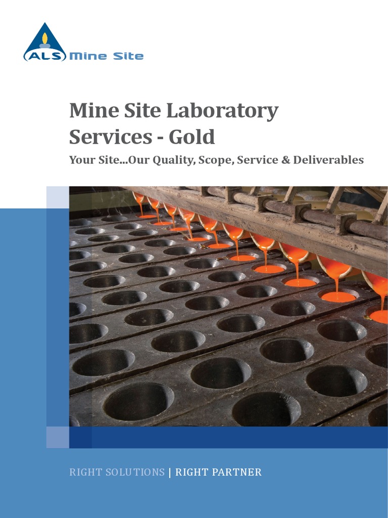 ALS Mine Site Laboratory Services - Gold | PDF | Metallurgical Assay | Gold
