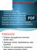 Analisis Fungsi Tiroid