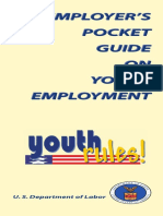 Employer'S Pocket Guide ON Youth Employment