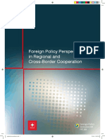 Foreign Policy Perspectives in Regional and Cross-Border Cooperation