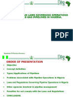 O&G Pipeline Systems Laws and Regulations Nigeria